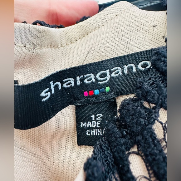 Black & Tan Cocktail Midi Dress - Picture 5 of 5